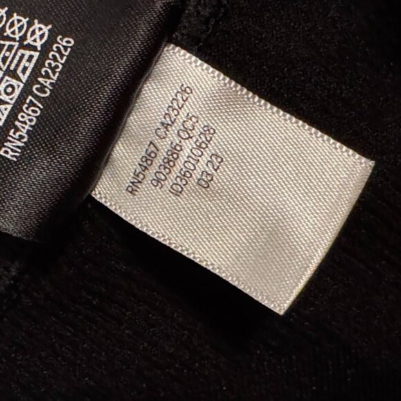 VICTORIA'S SECRET Pink Ribbed Waist Black Active Athletic Leggings - Picture 4 of 6